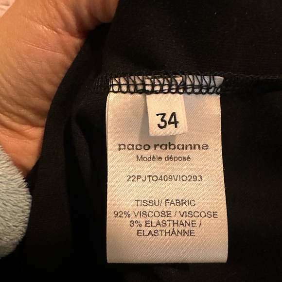 Paco Rabanne Black Tank Top Sleek and Stylish - Picture 5 of 5